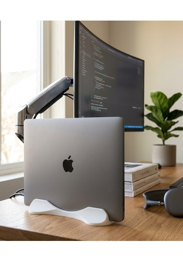 Apple MacBook Uyumlu Air M2 Dikey Stand Laptop Dikey Tutucu
