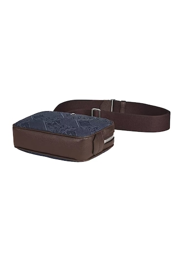 Montblanc 4810 Denim Mini Çapraz Çanta 221590 Mavi