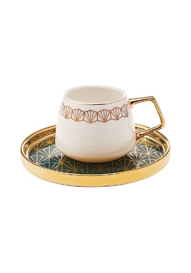 Karaca  Verde 6 Kişilik Kahve Fincan Takımı 100 ml