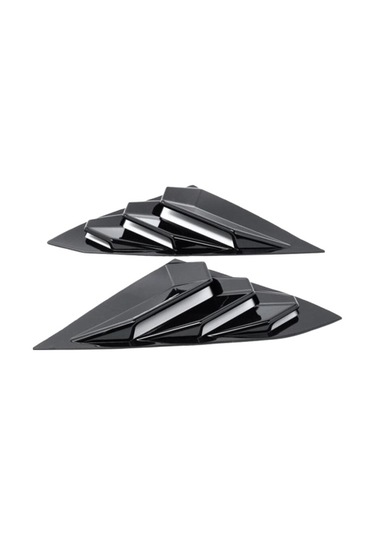 Skoda Octavia Kelebek Cam Kaplama Vizörü Parlak Siyah