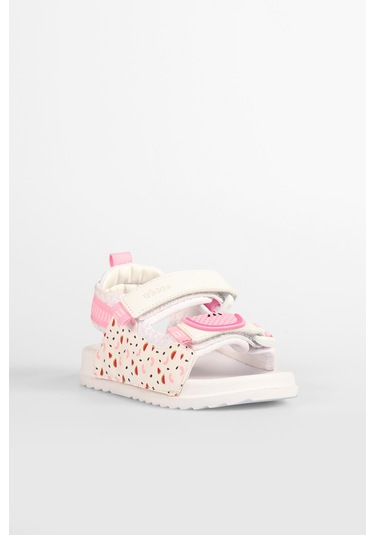 Vicco İnkagi Anatomik Kız Çocuk Sandalet Beyaz