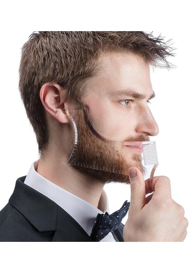 Suntek Erkek Sakal Şekillendirme Cetveli Yüz Saç Temizlemek