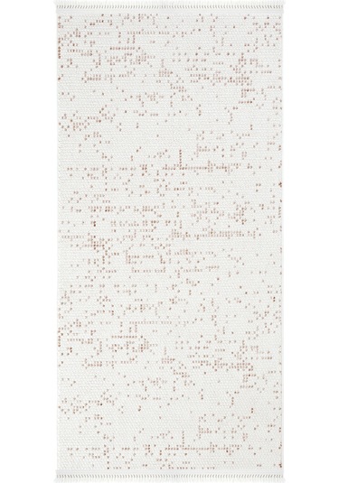 Cool Halı Olinda 1111 Taba Mutfak Halısı Yumuşak Bukle Tezgah Önü Leke Tutmaz İskandinav Yolluk Halı