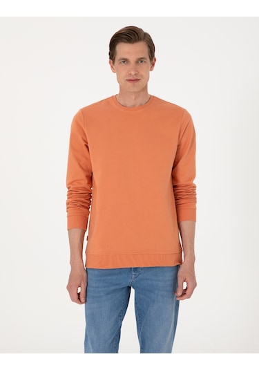 Pierre Cardin Erkek Somon Sweatshirt 50314054-vr047 Somon
