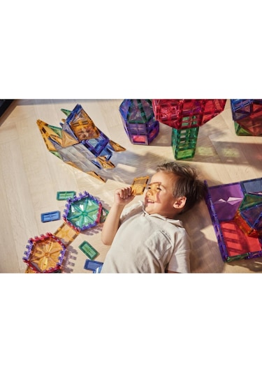 Cleverclixx Mega Creative Pack Manyetik Bloklar, Pastel 210 Parça