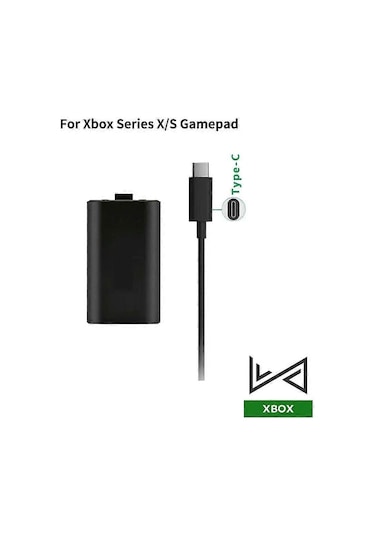 Xbox Series S-x Gamepad Batarya + Şarj Kablolu Set