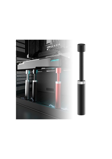 Suntek Grafik Kartı Gpu Desteği Braketi Pc Bilgisayar 120-mm-siyah-kırmızı