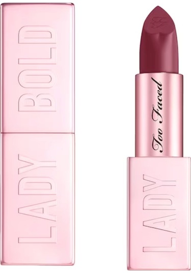 Too Faced Lady Bold Pigment Cream Lipstick Committed Ruj