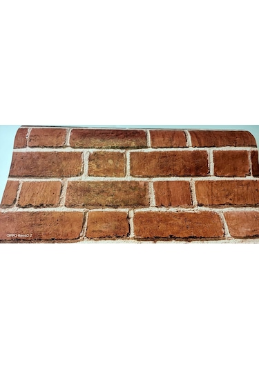 3 Boyutlu Taş Desenli Duvar Kağıdı (449349589)