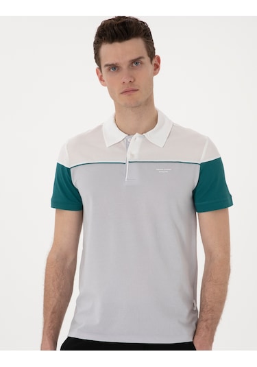 Pierre Cardin Erkek Açık Gri Tişört 50302642-vr001 Açik Gri Açık Gri