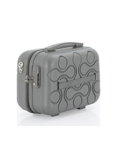 Mçs Polipropilen 3lü Valiz Seti Orta & Kabin & Makyaj V376 S23sy1000052-set 00006 Gri