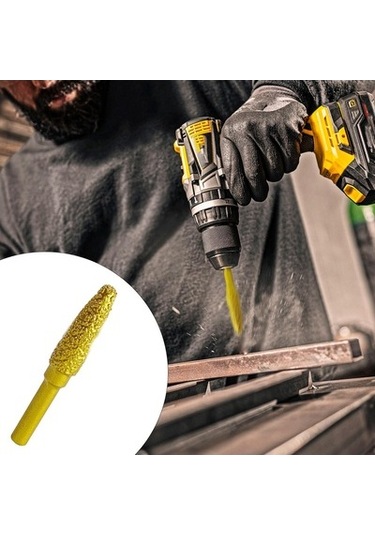 Lijinxu Magideal Elmas Taşlama Kafası Çapak Matkap Ucu 60 Mm Uzun 6 Mm 10 Mm