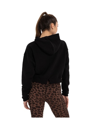 Inguz Kapüşonlu Hoodie Siyah