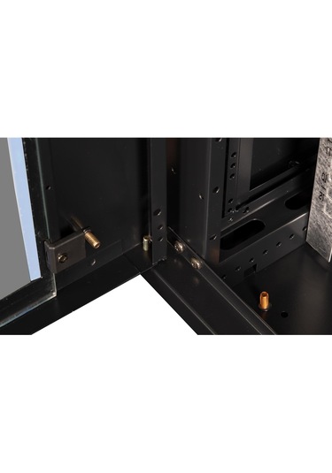 Lande - 12u 19" Duvar Tipi Rack Kabinet Genişlik: 600 Mm Derinlik: 600 Mm Siyah