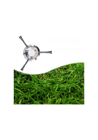 Monyee Yeni Model 9 İnç Çelik Tel Çim Kesici, 6 Bıçaklı Ormanlık Çalı Kesme Aleti, Evrensel Bahçe Weed Kaldırma Aracı 200mm, 250g Hafif Tasarım