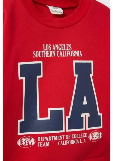 Defacto Erkek Bebek Bisiklet Yaka Baskılı İçi Yumuşak Tüylü Sweatshirt E9238a525aurd79 Kırmızı Defacto Erkek Bebek Bisiklet Yaka Baskılı İçi Yumuşak Tüylü Sweatshirt E9238a525aurd79 Kırmızı