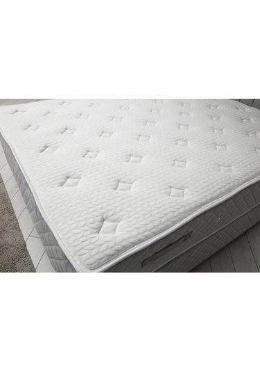 150x200 Vassi Baza+başlık+sonta Yatak Gri