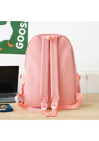 2024 Fabrika Sıcak Satış Hacmi Yüksek Okul Sırt Çantası Çocuk Sırt Çantası Yemek Kabı Takım Çocuklar Pembe