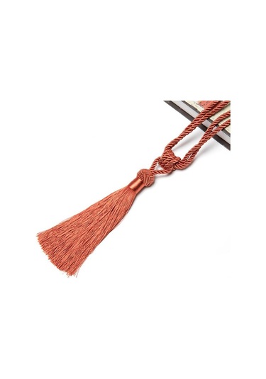 Turuncu 1 Adet El Yapımı Yüksek Kaliteli Perde Tiebacks El Dokuma Holdbacks Ev Dekoratif Püsküller Tiebacks 12 Renk