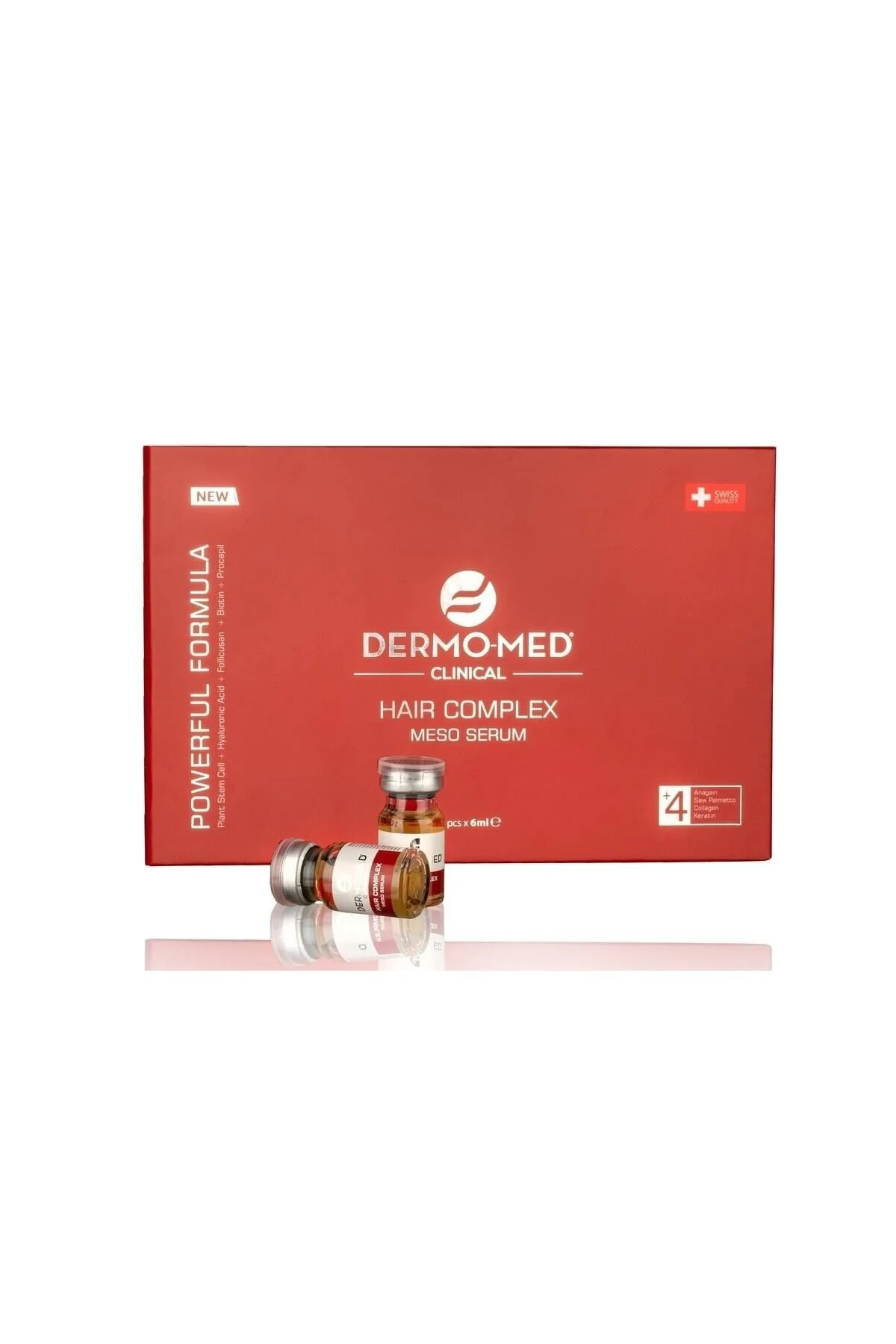 Dermo-med Clinical Hair Complex Meso Serum+dermaroller Set 10 6 Ml