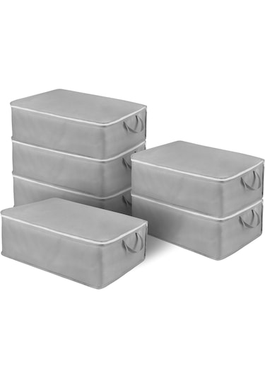 Homedeo - Baza Altı Ve Çekyat Tipi 10 Adet Hurç - 64x45x22cm Antrasit