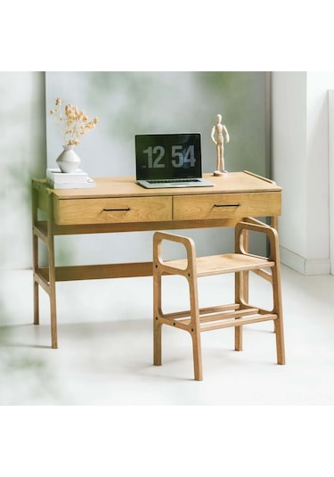 Woodesk Mistral Ahşap Çalışma Masası 120x65 Tik Renk Cpt4633-120