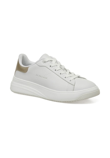 U.s. Polo Assn. Yuna 5pr Beyaz Kadın Sneaker 000000000102021434 Beyaz-altın