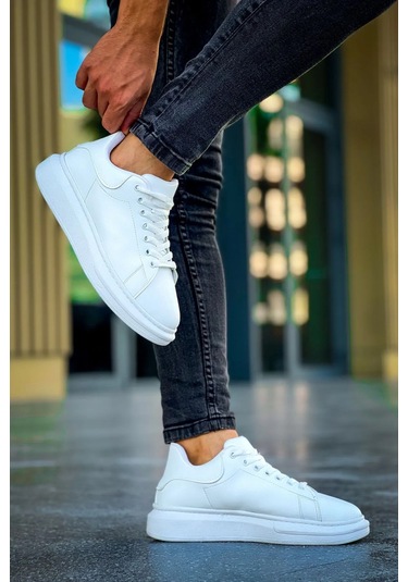 Luis A Costa Lc101 Beyaz Bağcıklı Erkek Ayakkabı Renkli