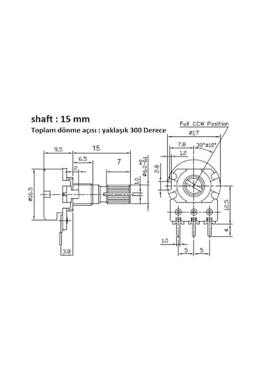 10K Pot (Potansiyometre) 5