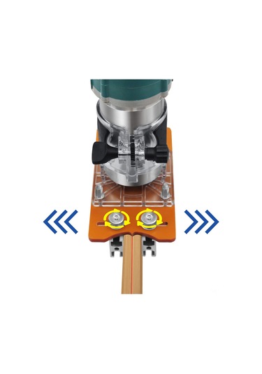 Yifomall "2'li Alüminyum Freze Tabanı - Hassas Kesim, 65mm Uyumlu, Mobilya Ve Ahşap İşleri İçin"