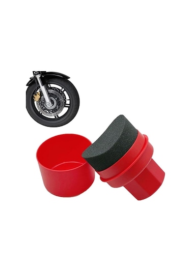 Oto Lastik Parlatıcı Sünger Ergonomik Muhafazalı Kaliteli Profesyonel Kavisli Lastik Parlatıcı