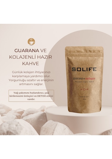 Solife Guarana ve Kolajenli Hazır Kahve Premium Soft 100 G