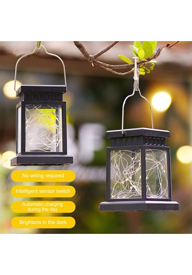 Springsun Güneş Enerjili Bahçe Aydınlatma - Su Geçirmez Ve Kancalı Dekoratif Gece Lambası Diğer