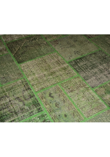 Patchwork El Dokuma Anadolu Halısı – Spring (425347450) Gri