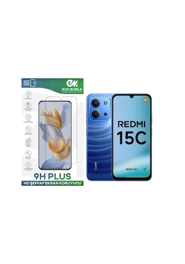 Redmi 15c İle Uyumlu Ekran Koruyucu 9h Esnek Nano Cam Şeffaf
