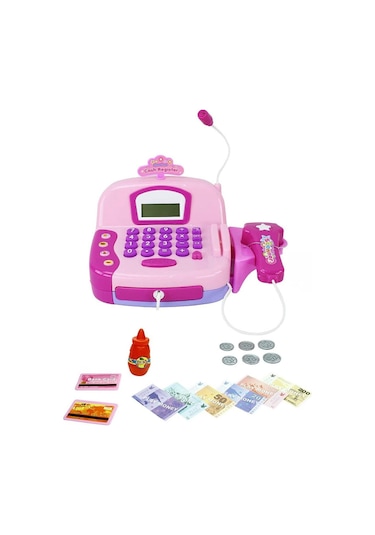 Mikrofonlu Işıklı Ve Sesli Yazar Kasa