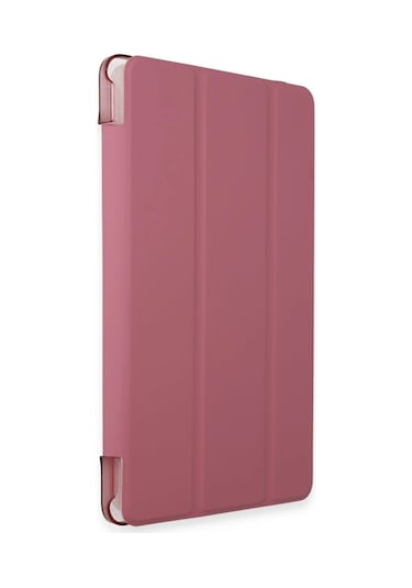 Samsung Galaxy X610 Tab S9 Fe Plus 12.4 Kılıf Tablet Smart Kılıf - Pembe Arka Kapak