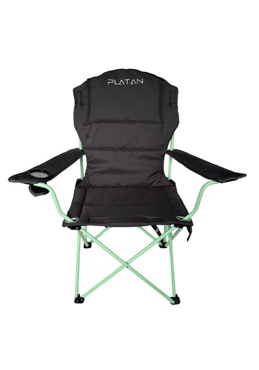 Platan Chair Ones-lp Hafif Katlanır Kamp Piknik Sandalyesi - Kolt Gri - Yeşil