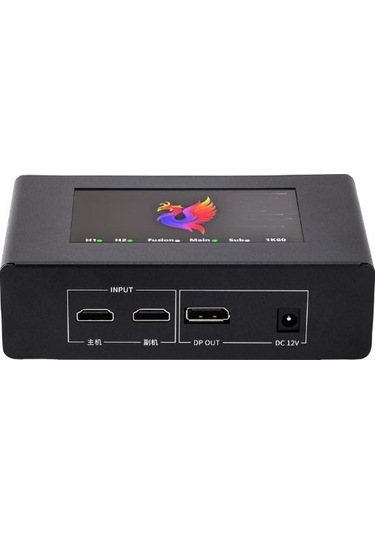 Godlıke Touch Screen Hdmı/dp Fuser 4k Görüntü Birleştirme Cihazı - Hdmı Synthesizer