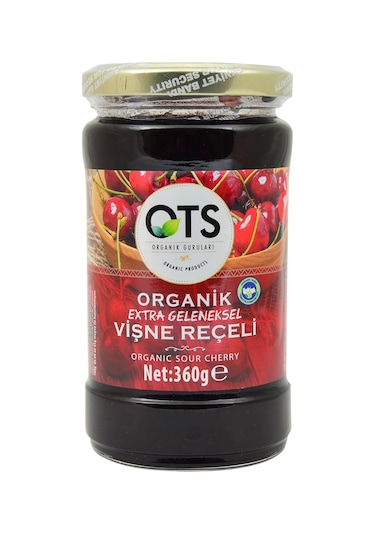 Ots Organik Vişne Reçeli 360 G
