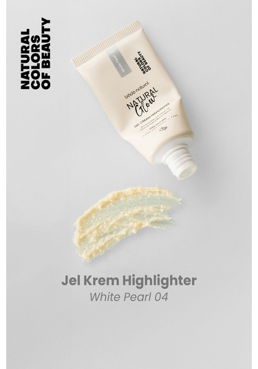 Bade Natural Jel Krem Highlighter White Pearl 04 %100 Doğal