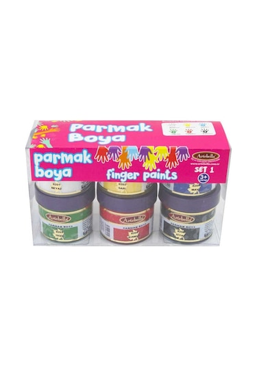Artebella Parmak Boya 6'lı Set 50ml Abs50050