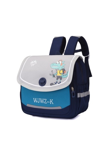 İlkokul Çocukları İçin Ergonomik Sırt Çantası, Hafif Ve Sağlam Tasarım, Omurga Desteği İle Rahat Taşıma, 1. 2. Ve 3. Sınıf Öğrencilerine Uygun, Karikatür Desenli Erkek Ve Kız Okul Çantası Gri