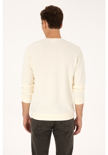 U.s. Polo Assn. Erkek Sweatshirt 50316354-vr256 İnci