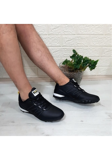 Jump 29112 Siyah-sarı Halısaha Futbol Ayakkabı 001