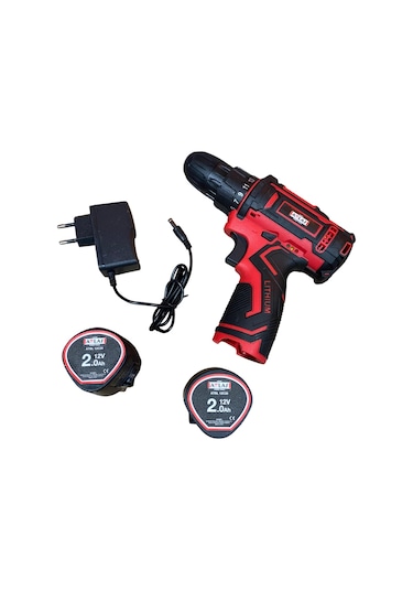 Attlas ECO CDD-202C Kutulu 2 x 2.0AH 12V 28NM Tork Akülü Vidalama Matkap