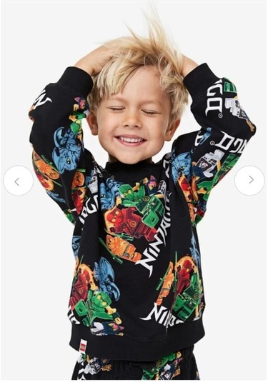 Ninja Erkek Çocuk Sweatshirt Siyah