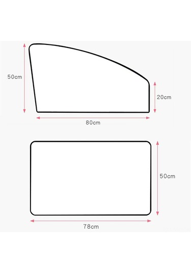 Monyee Oto Cam Güneşlik - Magnetik Şeffaf, Hızlı Kurulum, Uv Engelleyici, Siyah Ayı Tavşan Desenli, Önden Sürücü İçin Yayılımlı