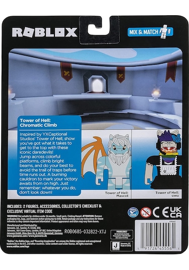 Roblox Tower of Hell Chromatic Climb Oyuncakları 2'li Figür Paket