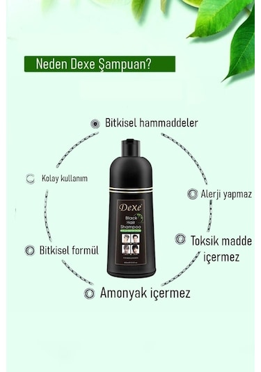 Dexe Saç Siyahlaştırıcı Şampuan 400 ML
